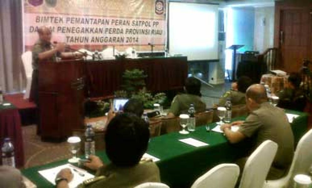 Satpol PP se Riau Terapkan Konsep Penertiban Tanpa Pengusiran PKL