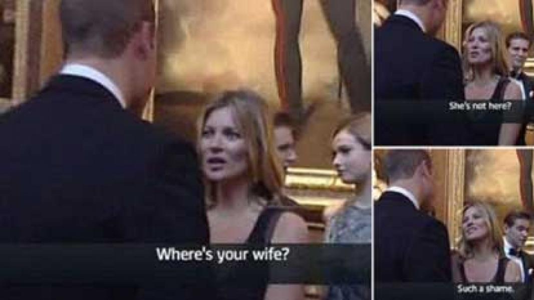 Tak Ada Kate, Pangeran William Digoda Kate Moss