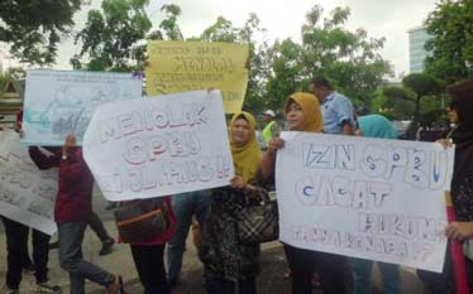 Tolak Pembangunan SPBU: Warga Jalan Paus Datangi Kantor Wako