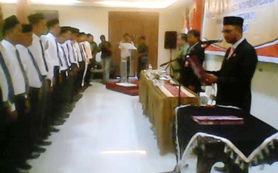 45 PPK dan PPS Kecamatan di Meranti Dilantik