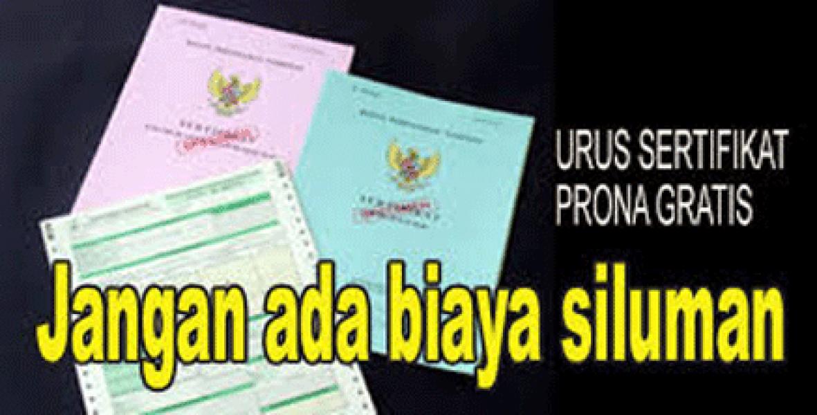 BPN Meranti Bakal Terbitkan 2.500 Sertifikat Prona