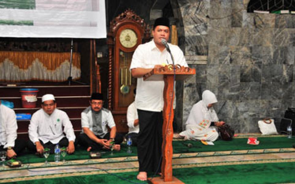 Bupati Hadiri Tablig Akbar Isra Miraj 1436 H