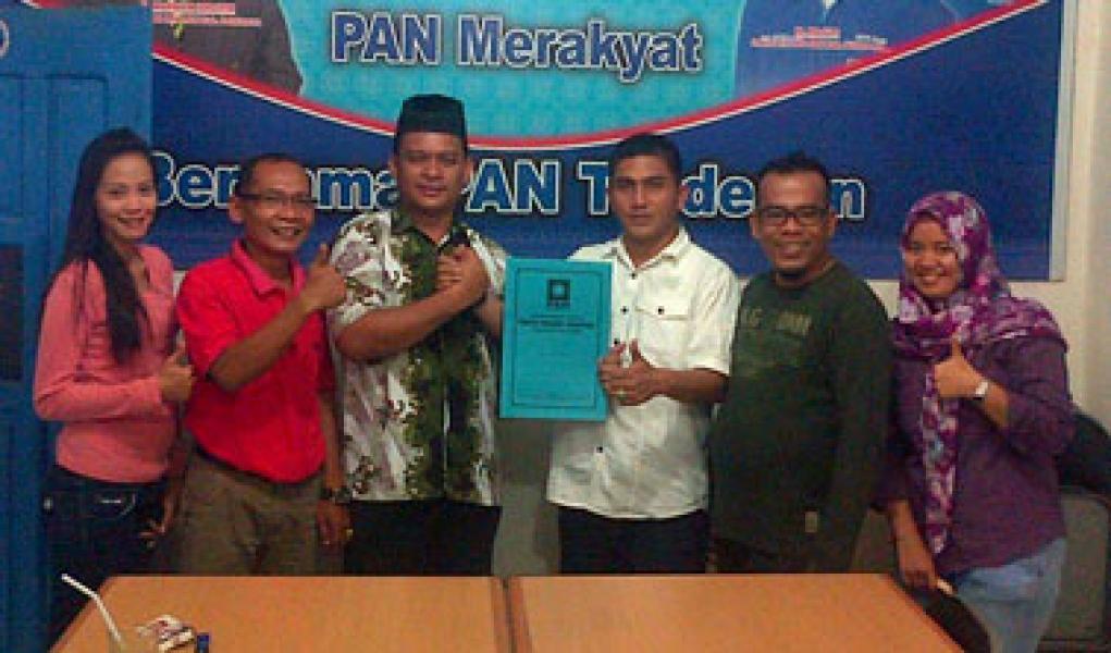 Habibie Hapri SH, Penggagas Forum Pelalawan Selatan Daftar ke PAN