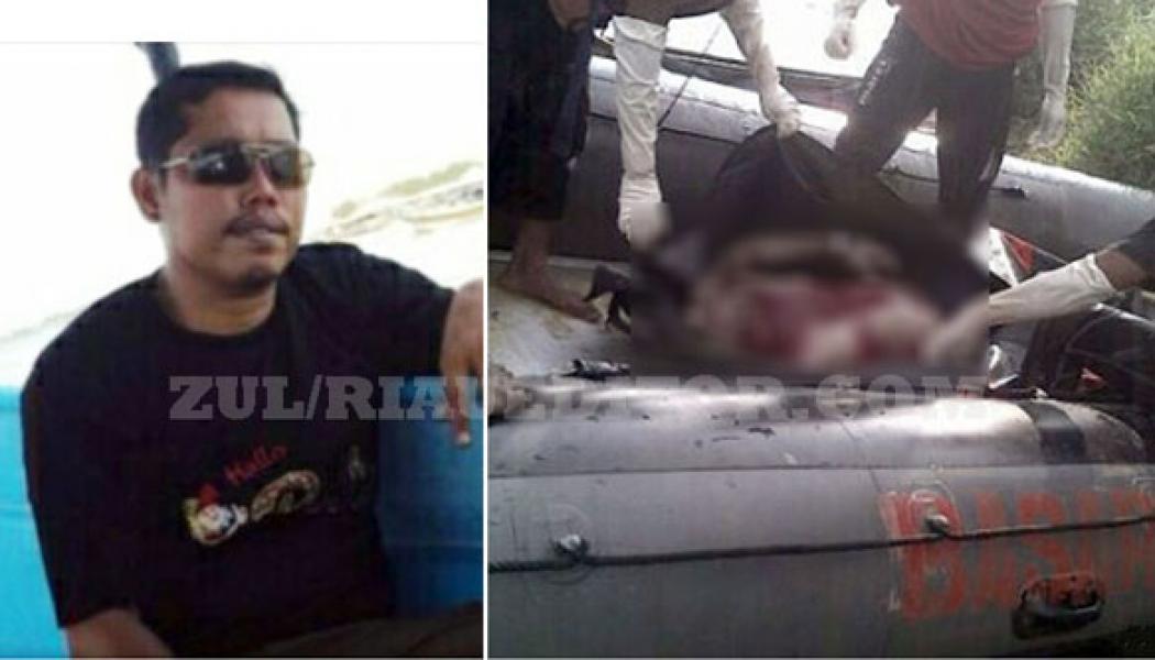 Jasad T. Said Yang Tenggelam di Sungai Kampar Ditemukan di Buluh Cina