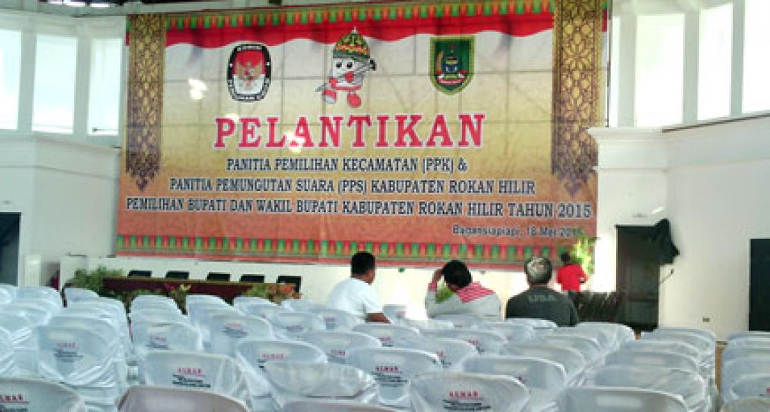KPUD Rohil Lantik 612 Anggota PPK dan PPS