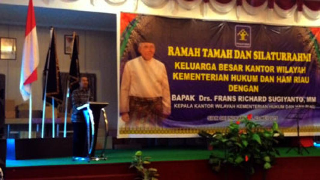 Kanwil Hukum dan Ham Propinsi Riau Siaturrahmi ke Siak