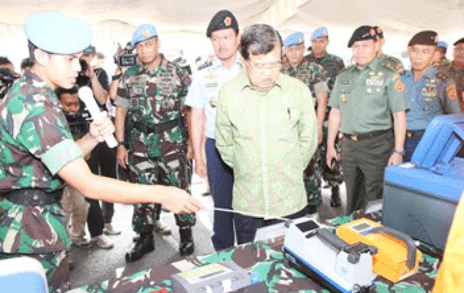 Kasum TNI Dampingi Wapres RI Jusuf Kalla Tinjau Mako Paspampres
