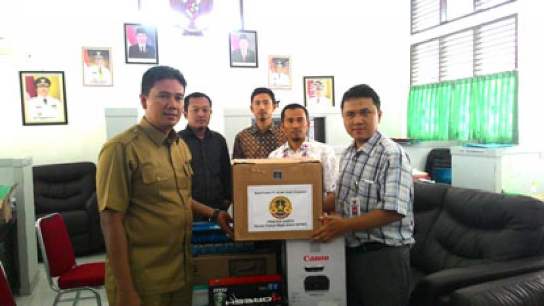 PT BSP Serahkan Perangkat Hardware SIMBA ke BAZNAS Siak