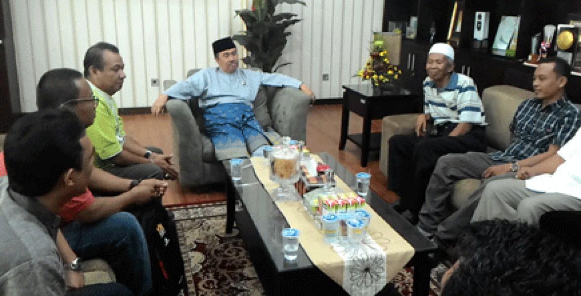 Papar Program Kerja, Kadin Siak Audensi Dengan Bupati Siak