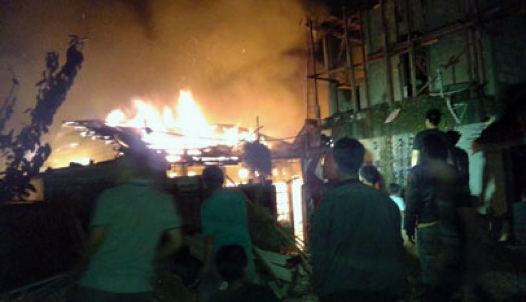 Permukiman Padat Penduduk di Cilandak Terbakar