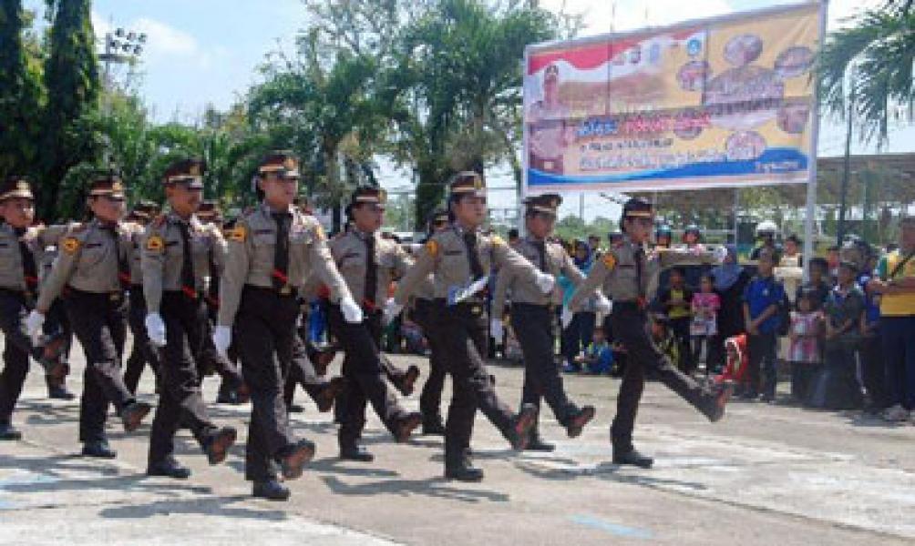 Polres Inhu Gelar Lomba Polisi Cilik