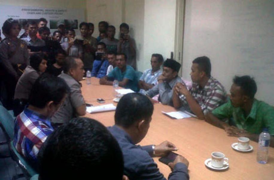 Polres Pelalawan Fasilitasi Mediasi APPSK dengan Manajemen RAPP