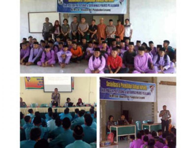 Polres Pelalawan Sosialisasi Penyuluhan Narkoba ke Sekolah