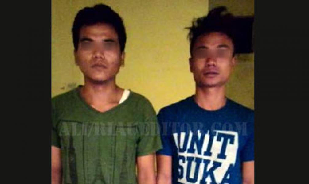 Polsek Rengat Barat Amankan Dua Pelaku Curat