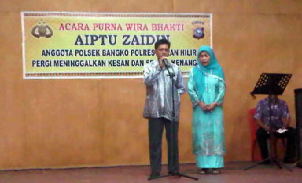 Purna Bhakti Aiptu Zaidin, Kapolsek Bangko: Jadikan Dia Sebagai Teladan
