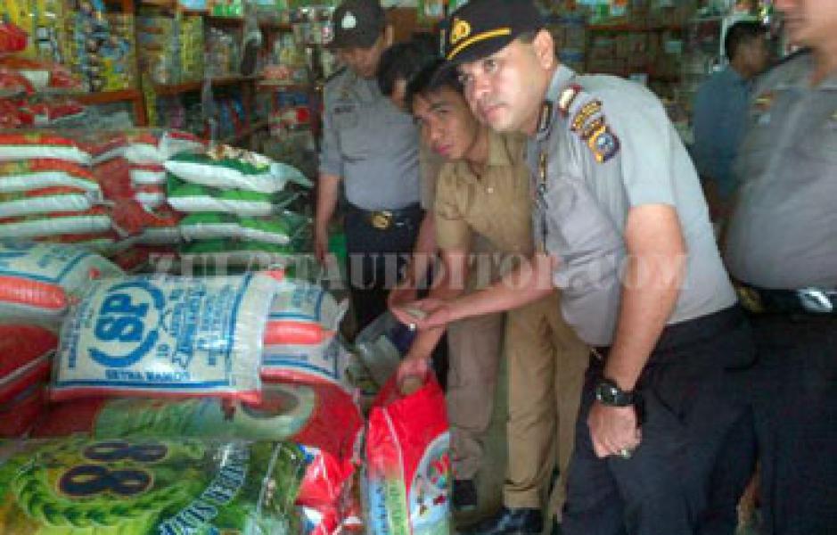 Razia Gabungan Polres Pelalawan Tidak Menemukan Peredaran Beras Sintetis
