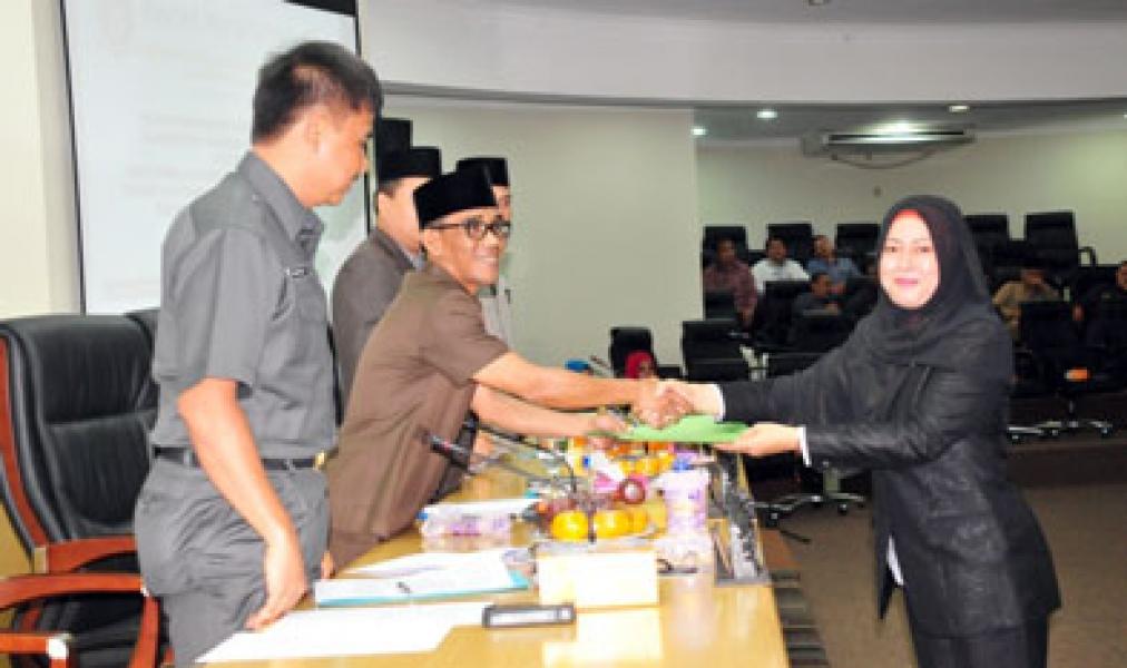 Tiga Ranperda Kampar Disahkan