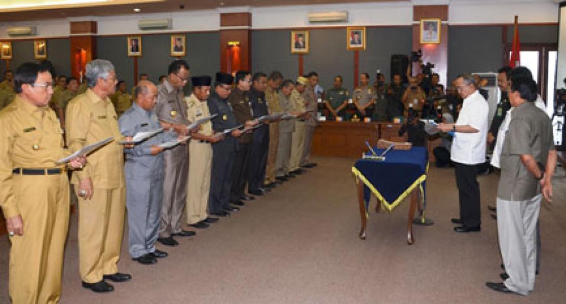 Wabup Bengkalis Hadiri Pencanangan Pembangunan Zona Integritas
