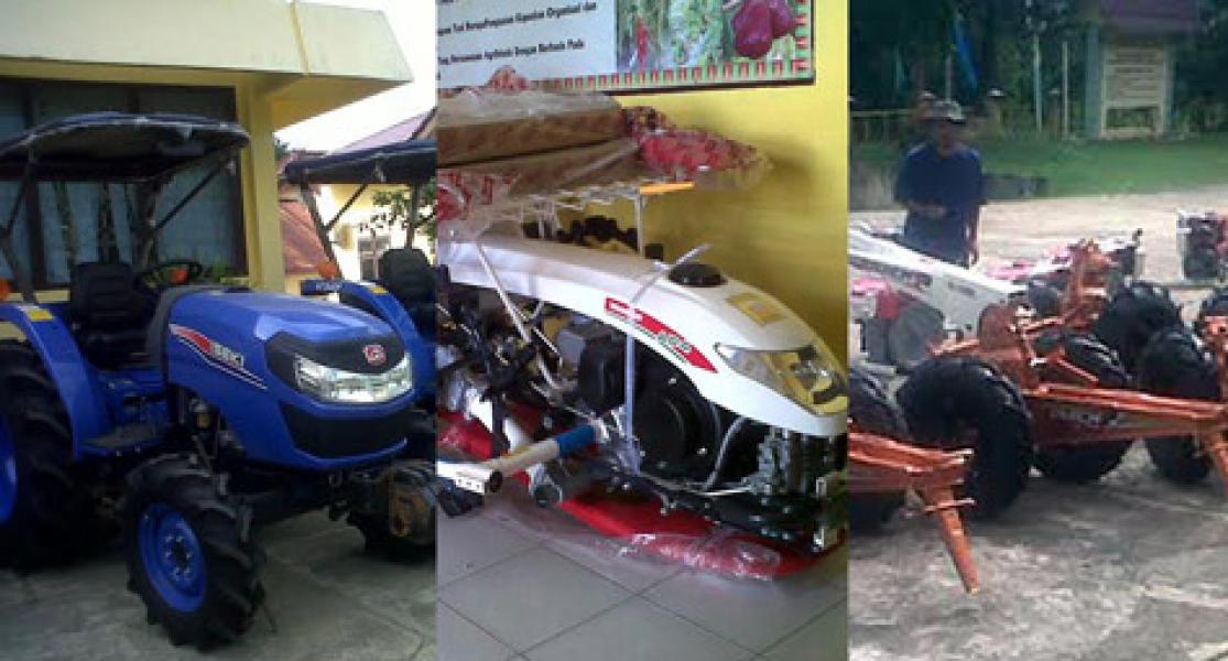 30 Unit Peralatan Pertanian Bantuan APBN Melalui Distan Inhu Sudah Didistribusikan