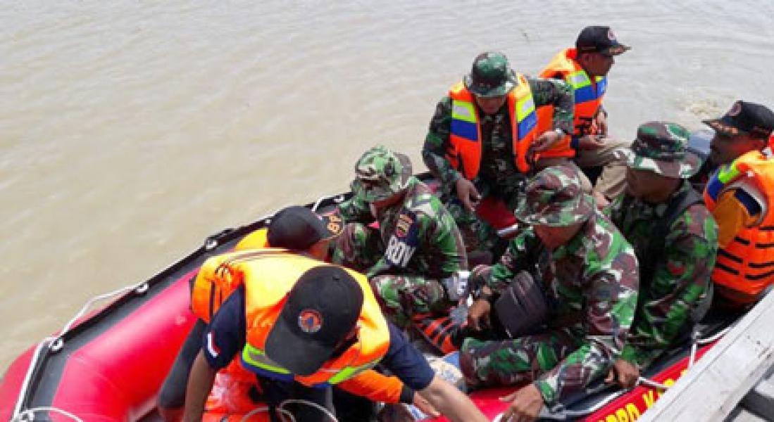Basarnas Bantu Pencarian Korban Terkaman Buaya Sungai Rokan