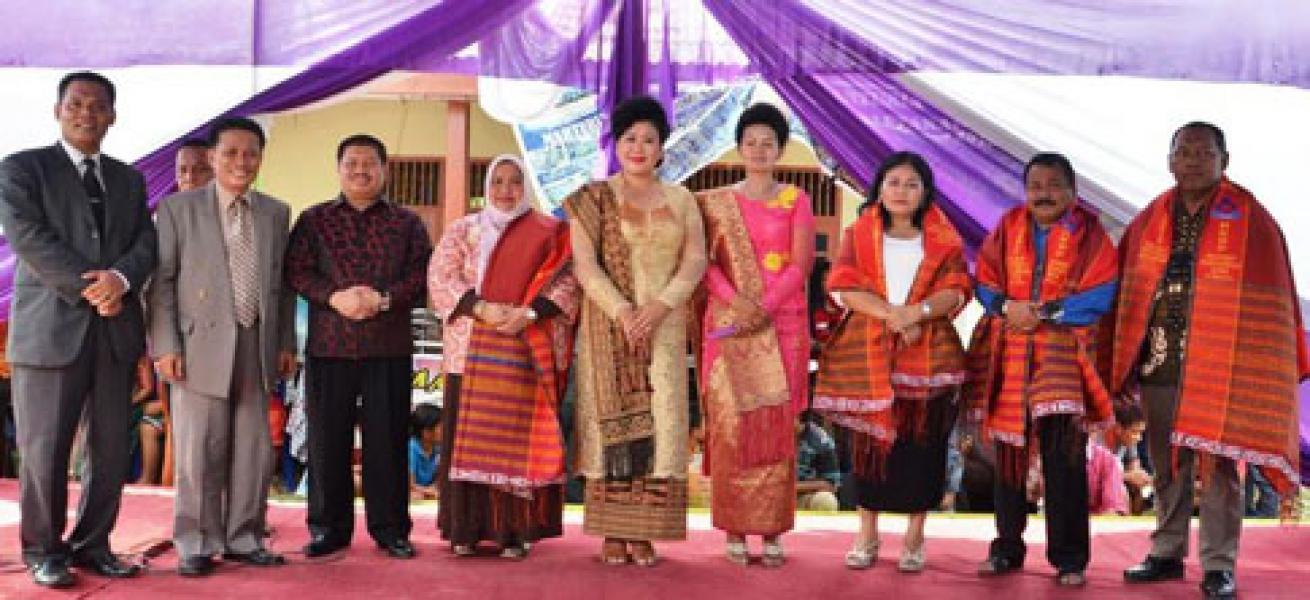 Bupati Amril Hadiri Pesta Pembangunan HKBP Resort Parsaoran Sebanga