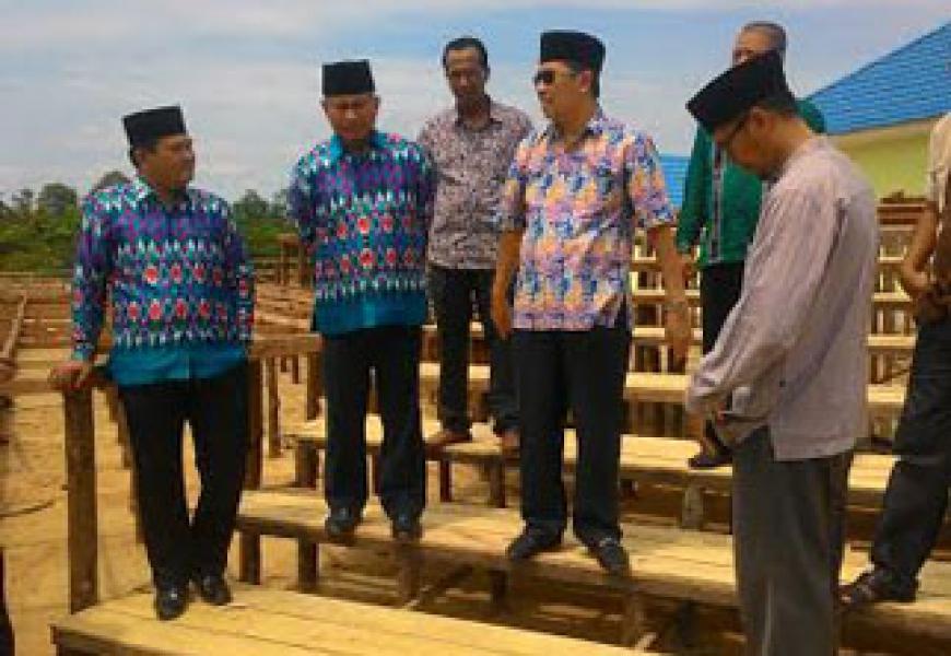 Bupati Tinjau Lokasi MTQ Kabupaten Siak Ke XVI di Pondok Gontor 14 Sei Mandau