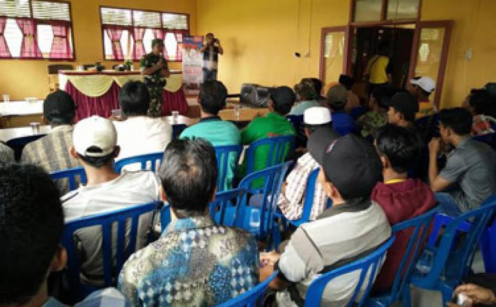 Danramil 07/Reteh Laksanakan Komsos Dengan Masyarakat Sungai Batang Reteh