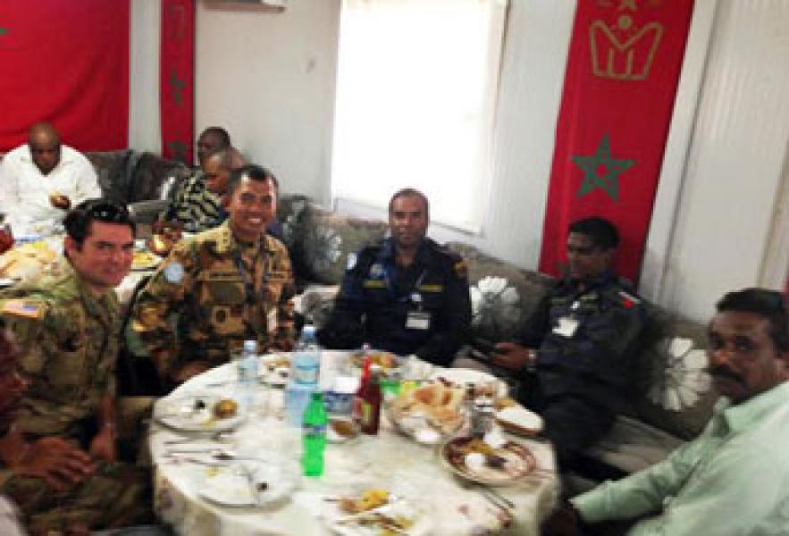Dansatgas Konga XX-M Hadiri HUT Angkatan Darat Kerajaan Maroko