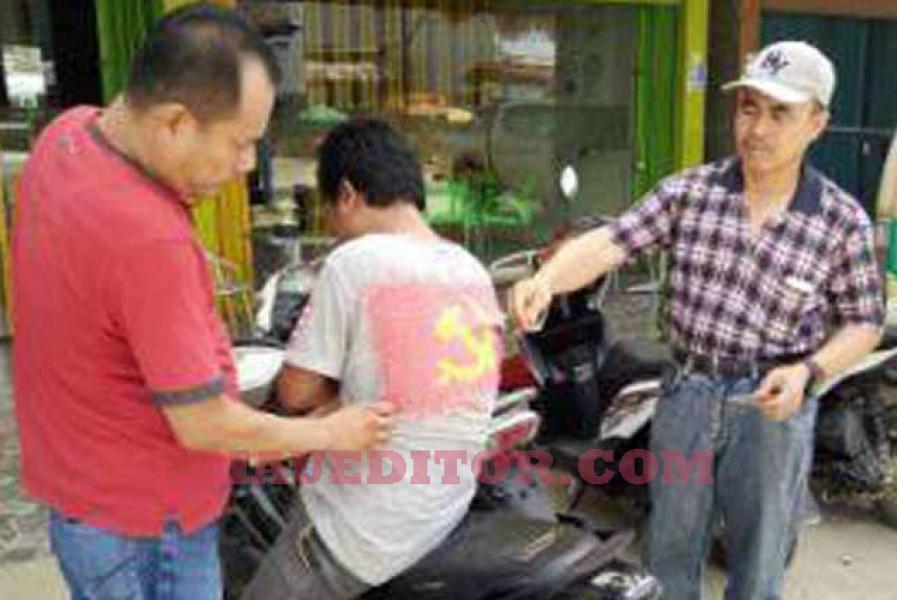 Gunakan Kaos Bergambar Palu Arit, Pemuda Air Molek Diamankan Polisi
