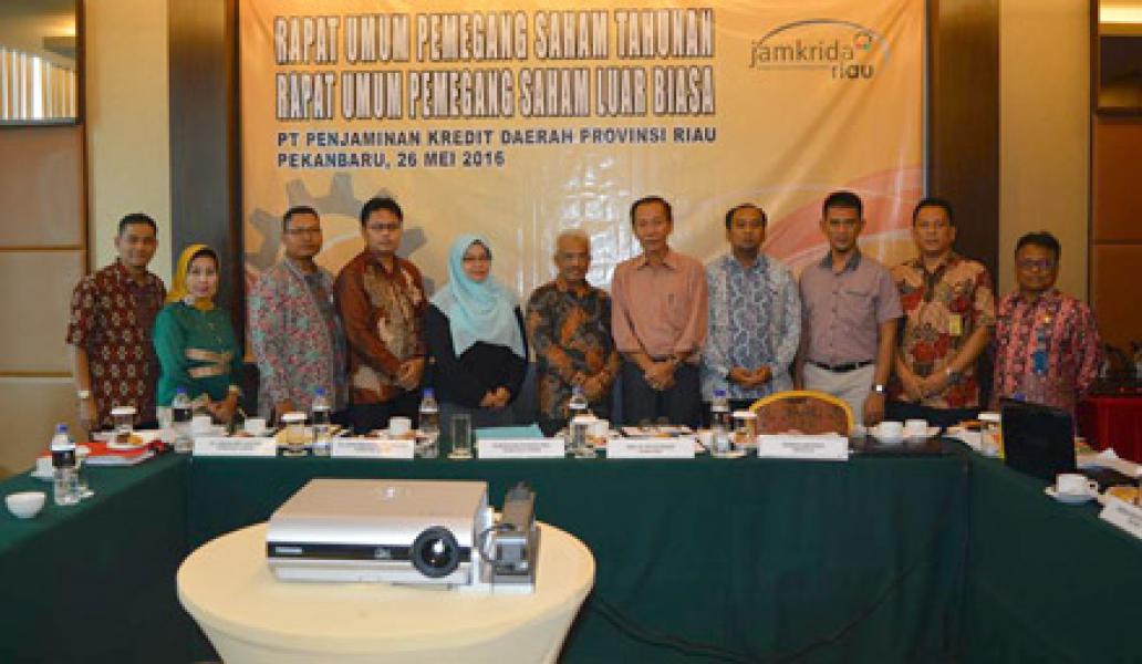 Jamkrida Riau Laksanakan RUPS Tahun 2016