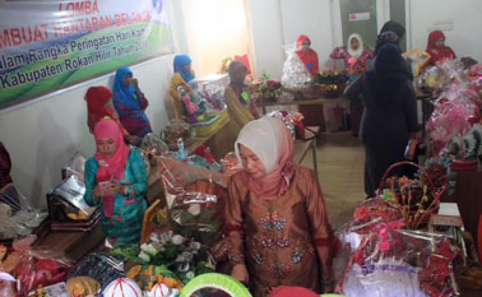 KPPKB Rohil Gelar Lomba Kreasi Hantaran Belanja