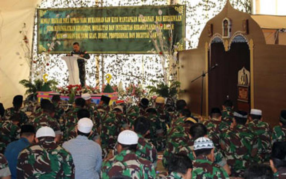 Kontingen Garuda Unifil Gelar Peringatan Isra Miraj 1437 H di Lebanon