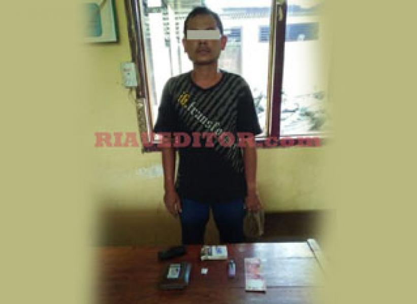 Miliki Sabu, Warga Lubuk Batu Jaya Ditangkap Polisi