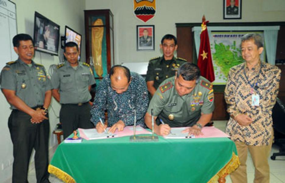 MoU dengan Pertamina, Korem 031/Wirabima Akan Renovasi 35 RTLH Bagi Veteran