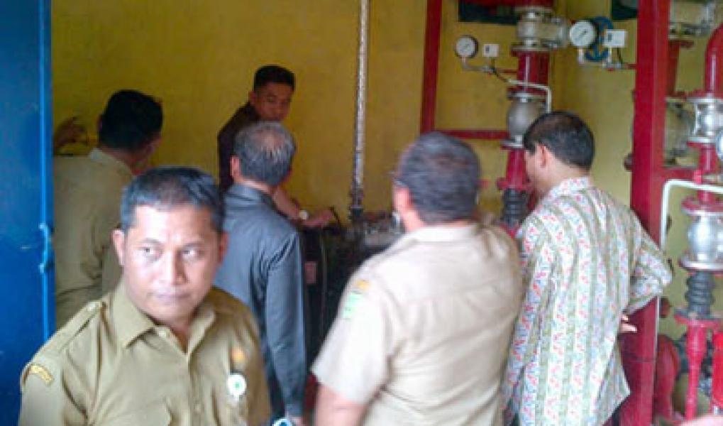 Pansus B DPRD Inhu Tinjau Proyek Optimalisasi Kelistrikan RSUD Indrasari