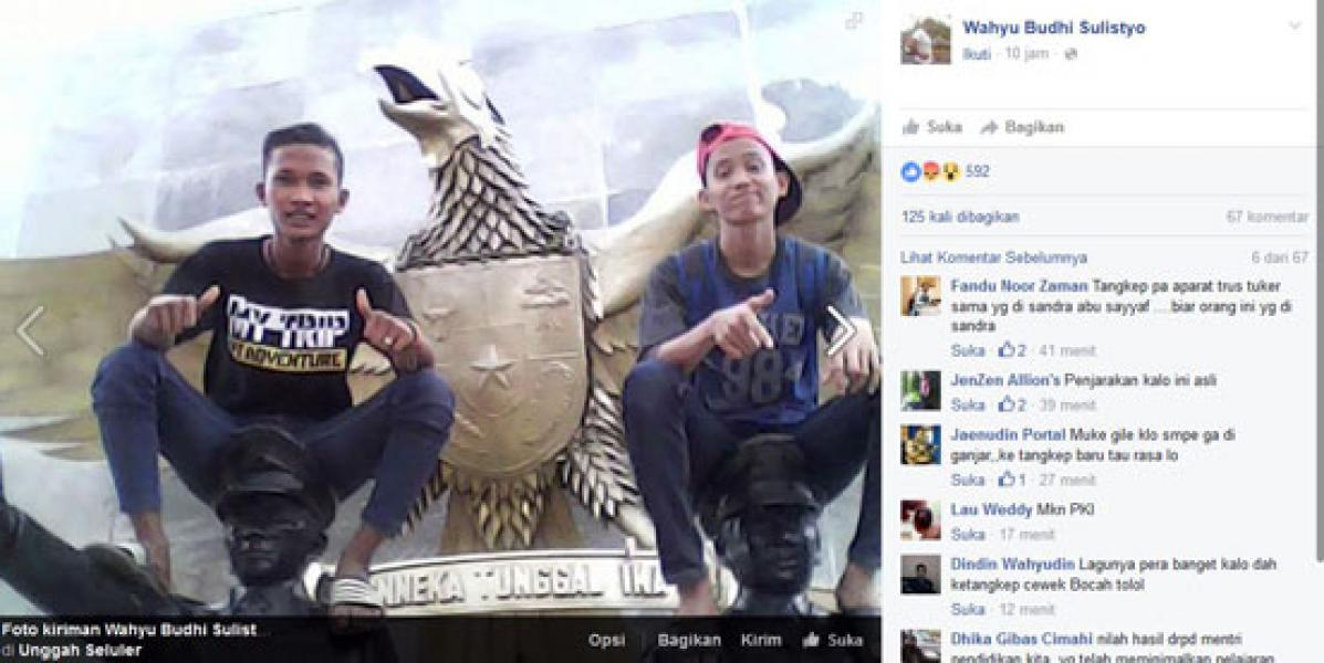 Parah! Patung Monumen Pancasila Sakti Dilecehkan ABG
