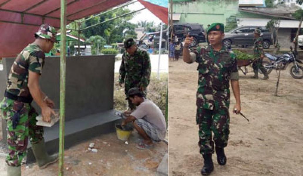Pelaksanaan Program TMMD Kodim 0320/Dumai Capai 80 Persen Pengerjaanya  