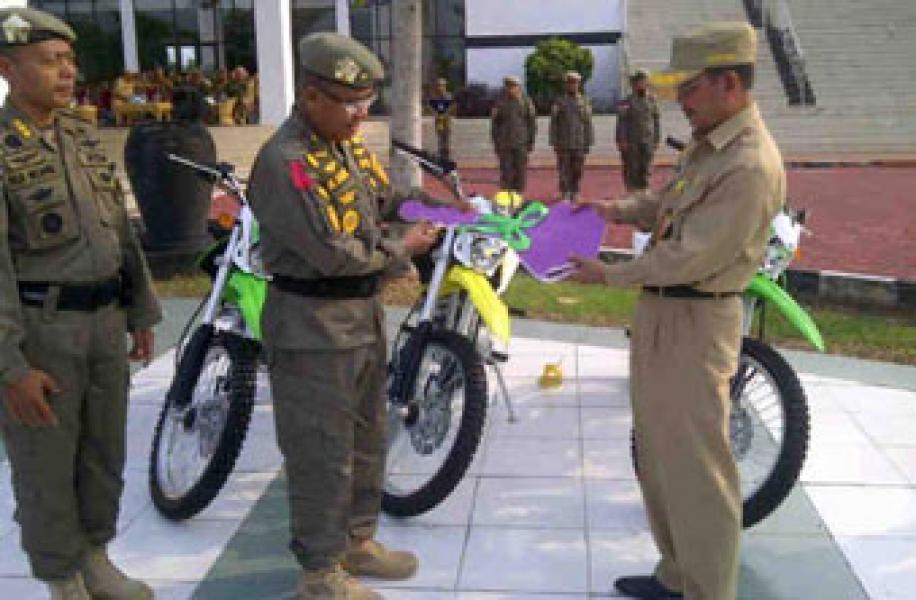 Peringatan Hardiknas di Kampus IPDN Rohil