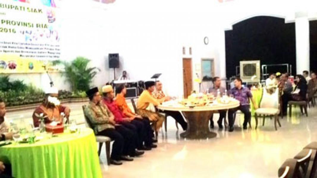Sempena Forum Anak se Riau 2016, Bupati Siak Gelar Malam Ramah Tamah