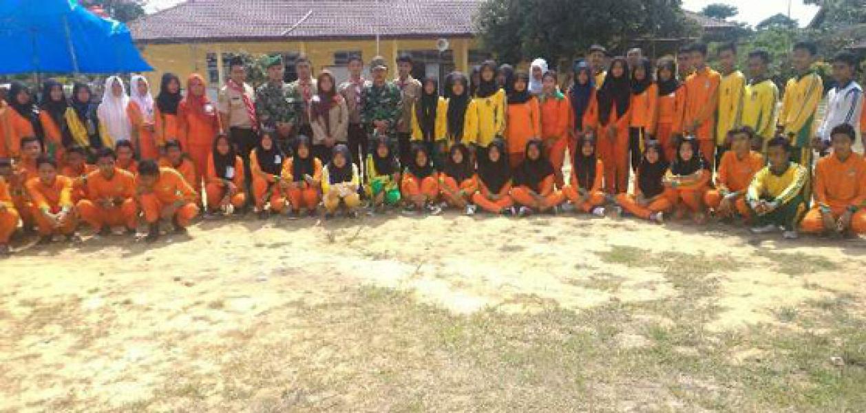 Siswa Antusias Ikuti Seminar Narkoba dan Bela Negara OSIS SMKN I Bunut