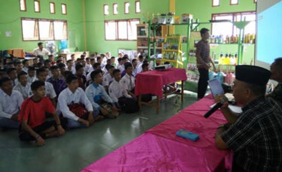 TMMD Ke 96 Kodim 0320/Dumai Berikan Penyuluhan Wawasan Kebangsaan