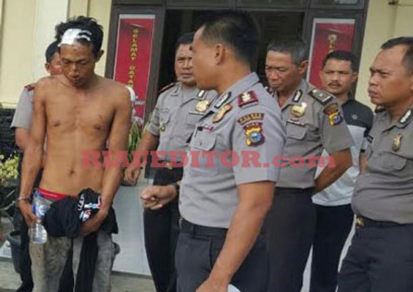Tahanan Polsek Logas Yang Kabur dari Rumah Sakit, Ditangkap di Inhu