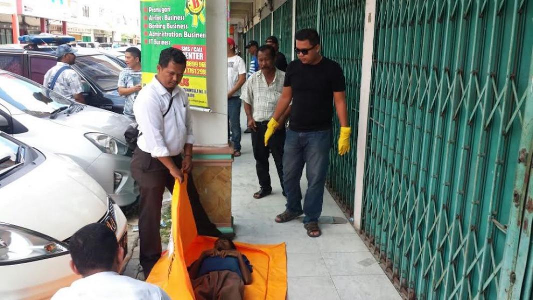 Tuna Wisma Ditemukan Tewas di Emperan Toko