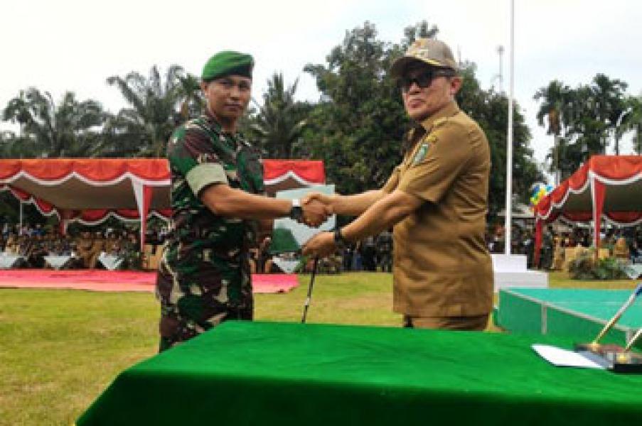 Upacara Pembukaan TMMD Ke 96 Kodim 0320/Dumai Digelar