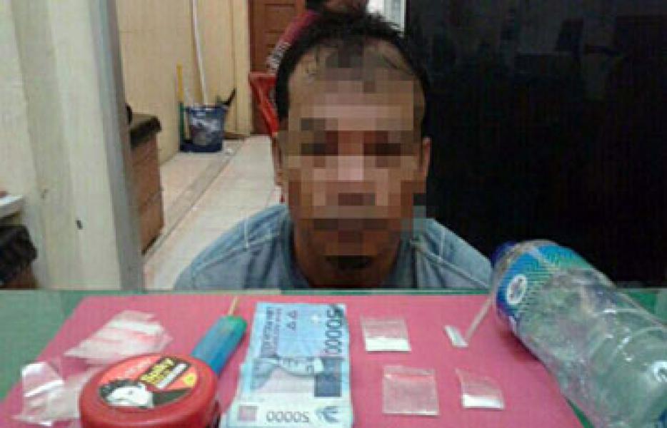 Warga Langgam Pemilik 4 Paket Sabu Dibekuk Polisi