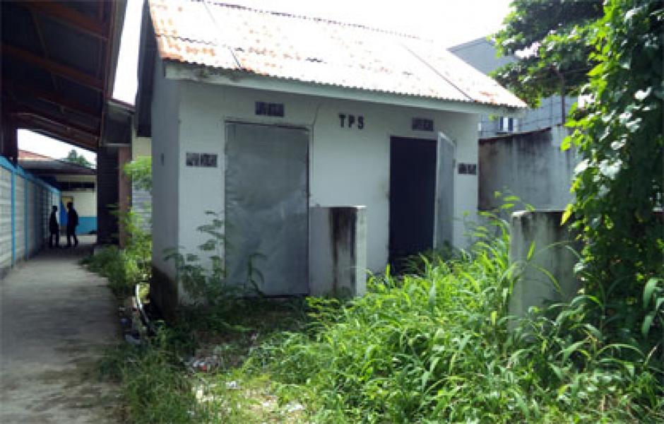 Bank Sampah SMPN 13 Pekanbaru Tidak Terawat