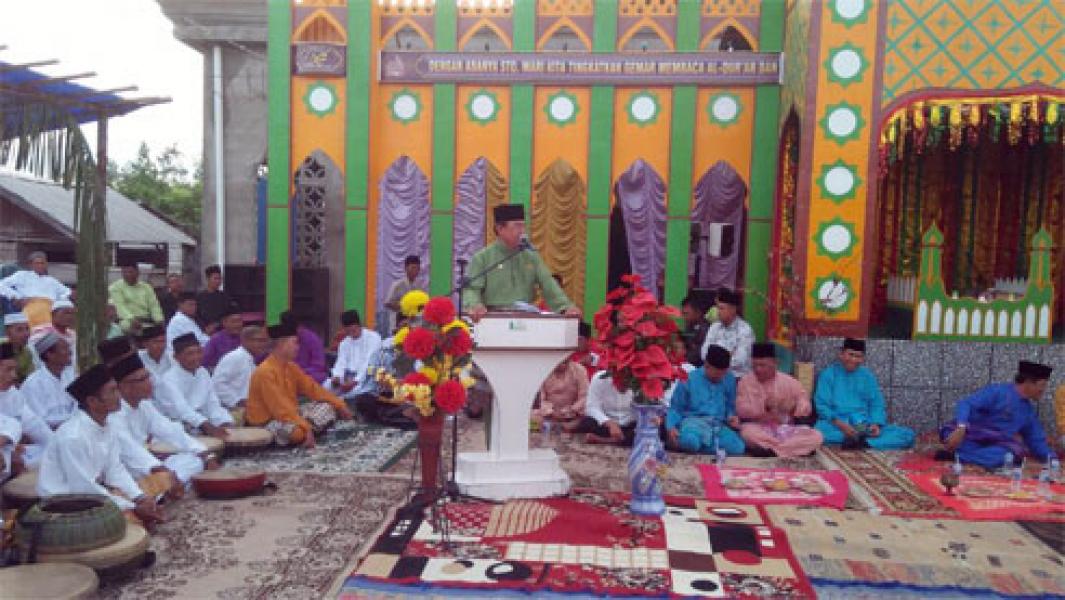 Bupati Wardan Buka STQ Di Desa Belaras, Masyarakat Minta Tingkatkan Anggaran DMIJ