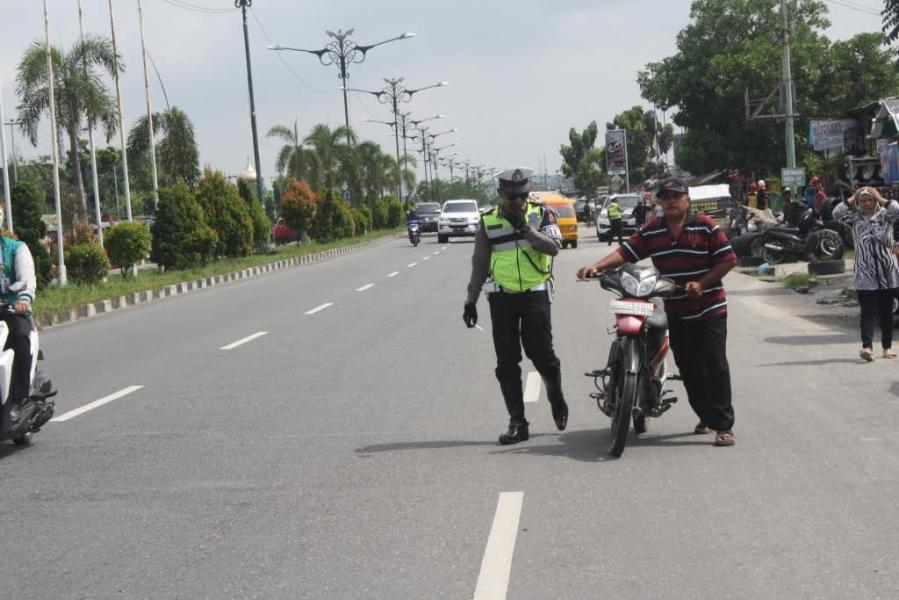 Dua Hari Gelaran Ops Patuh Siak 2017 di Pekanbaru, 243 Pelanggaran Lalu Lintas Ditilang 