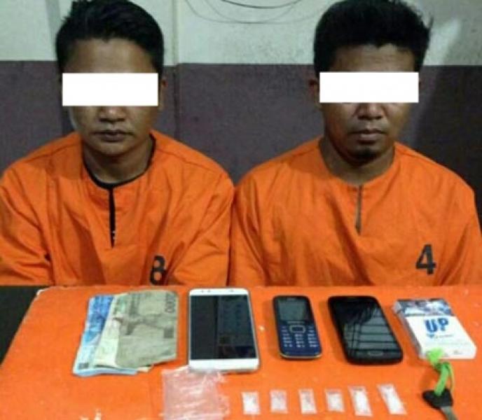 Dua Pelaku Penyalahgunaan Narkotika di Tembilahan Ditangkap