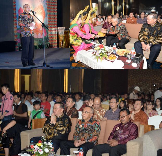Gubri Hadiri Acara Dharmasanti Waisak 2561 BE Bersama Umat Buddha Pekanbaru